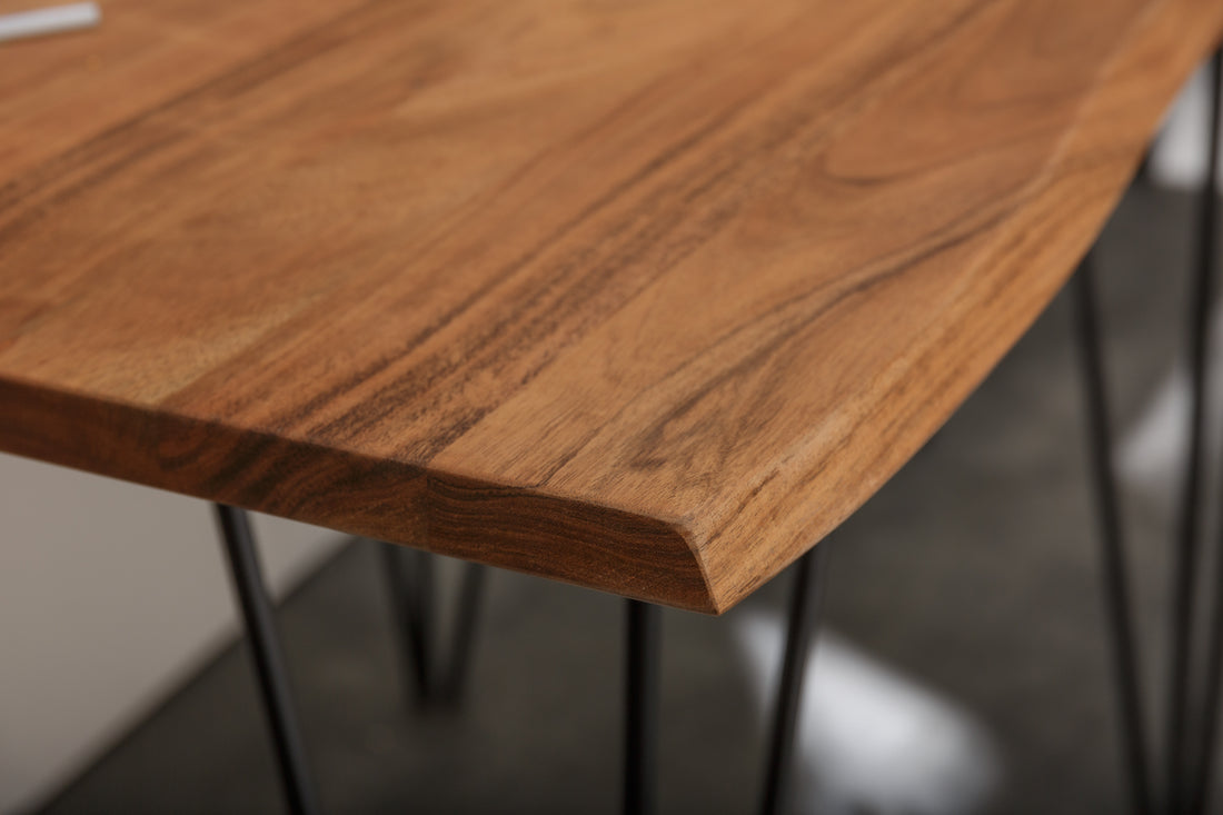 Dining Table Monolith 120cm Acacia Wood Natural