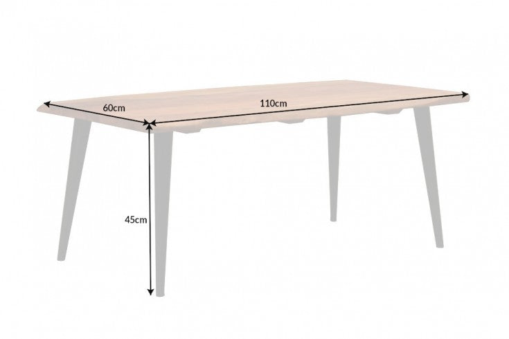 Coffee Table Organic Living 110cm Acacia Wood Brown