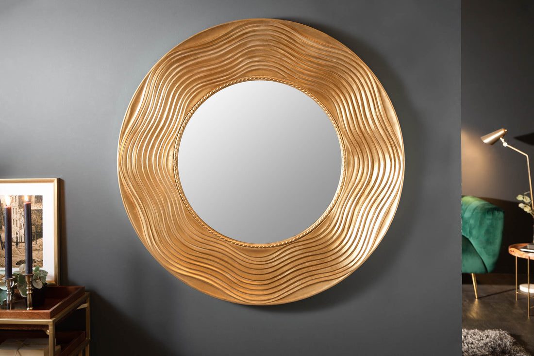 Mirror Circle 100cm Gold