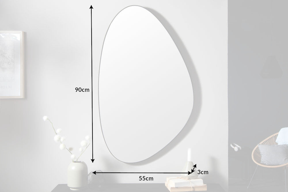Mirror Noemi 90cm Metal Black