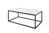 Coffee Table Eclipse 100cm Ceramics White Marble Look