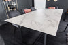 Dining Table Eclipse 200cm Ceramic White Marble Look