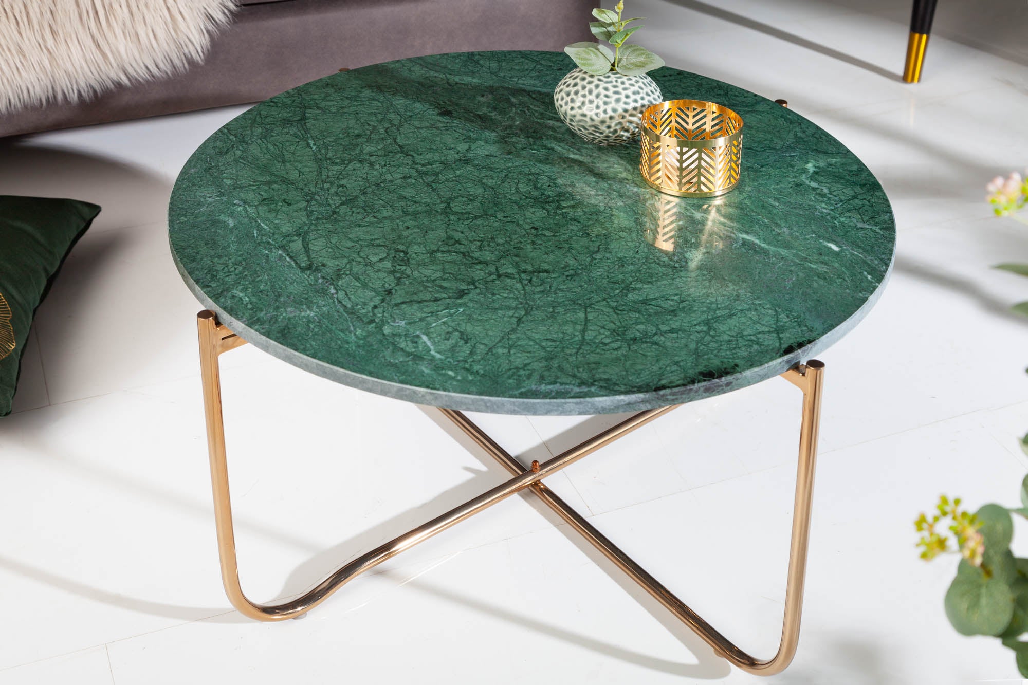 Coffee Table Talisman 62cm Marble Green