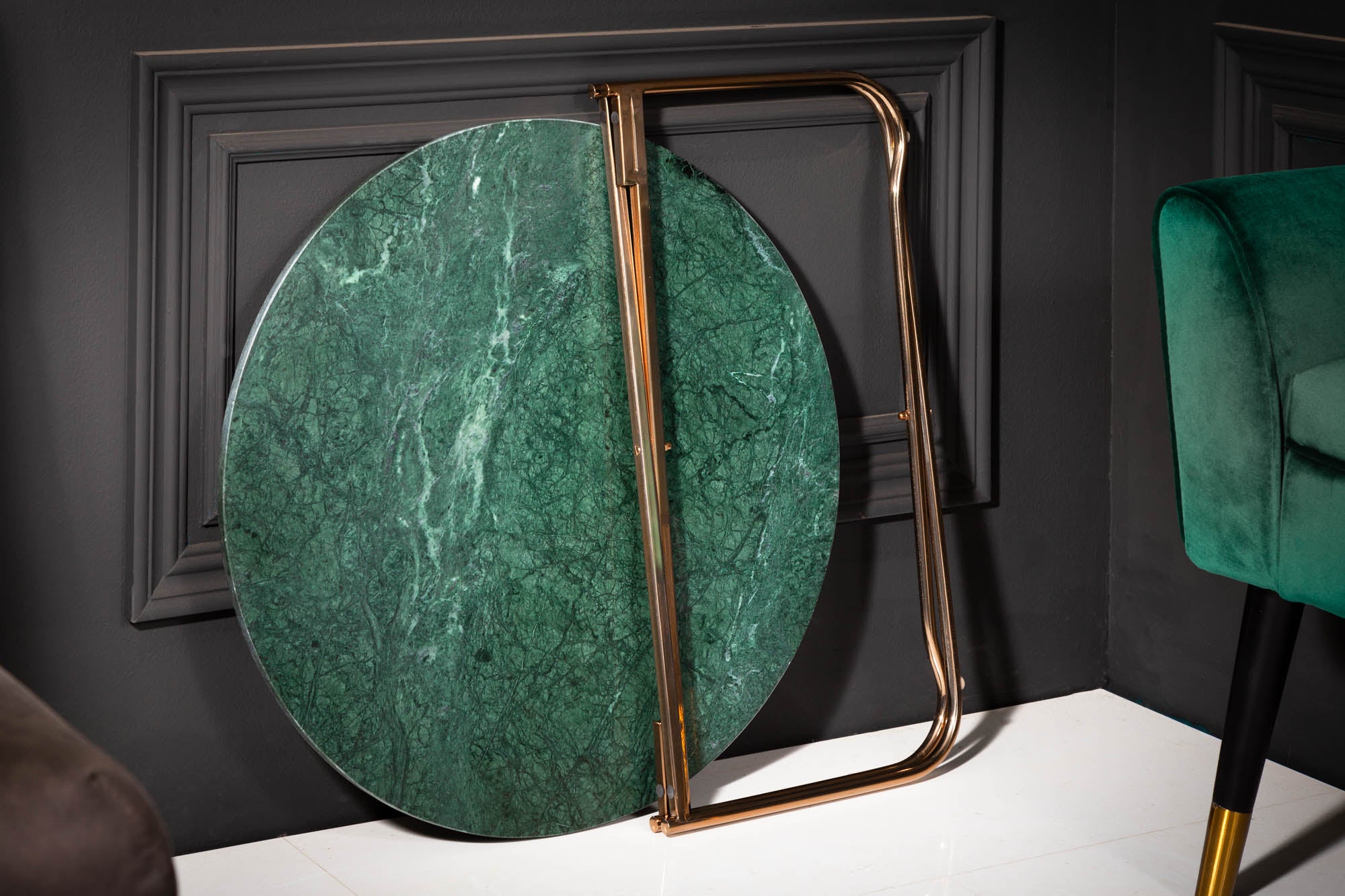 Round Coffee Table Talisman 62cm Marble Green