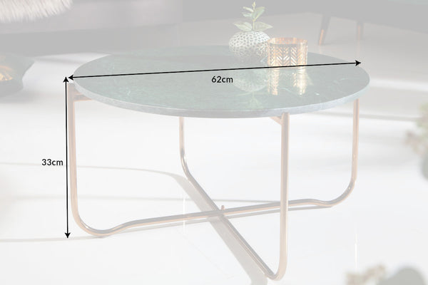 Round Coffee Table Talisman 62cm Marble Green