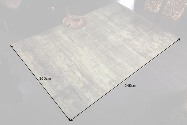 Rug Modern Art 240x160cm Cotton Green