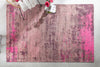 Rug Modern Art 240x160cm Cotton Pink