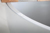 Round Coffee Table Industrial Storage 60cm Mango Wood White