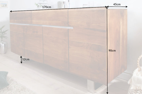 Sideboard Monolith 170cm Acacia Wood Honey