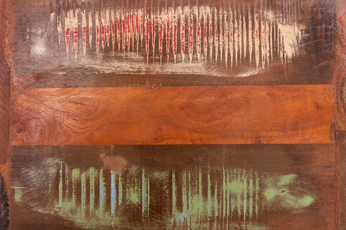 Side Table Sri Lanka 45cm Recycled Wood Brown