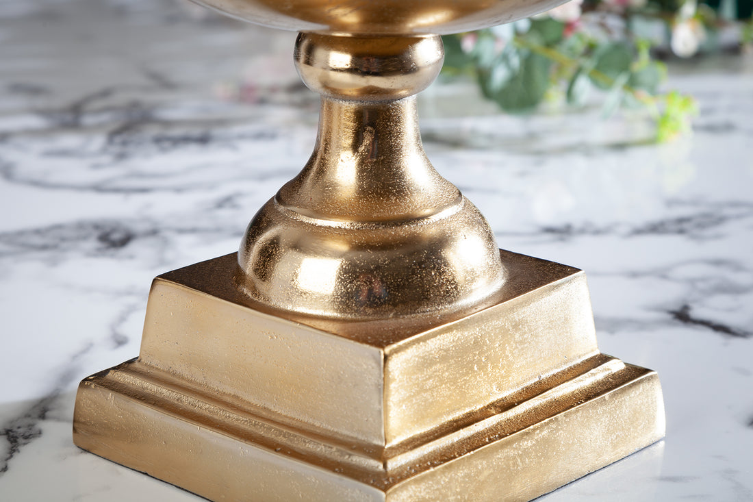 Champagne Cooler 40cm Metal Gold