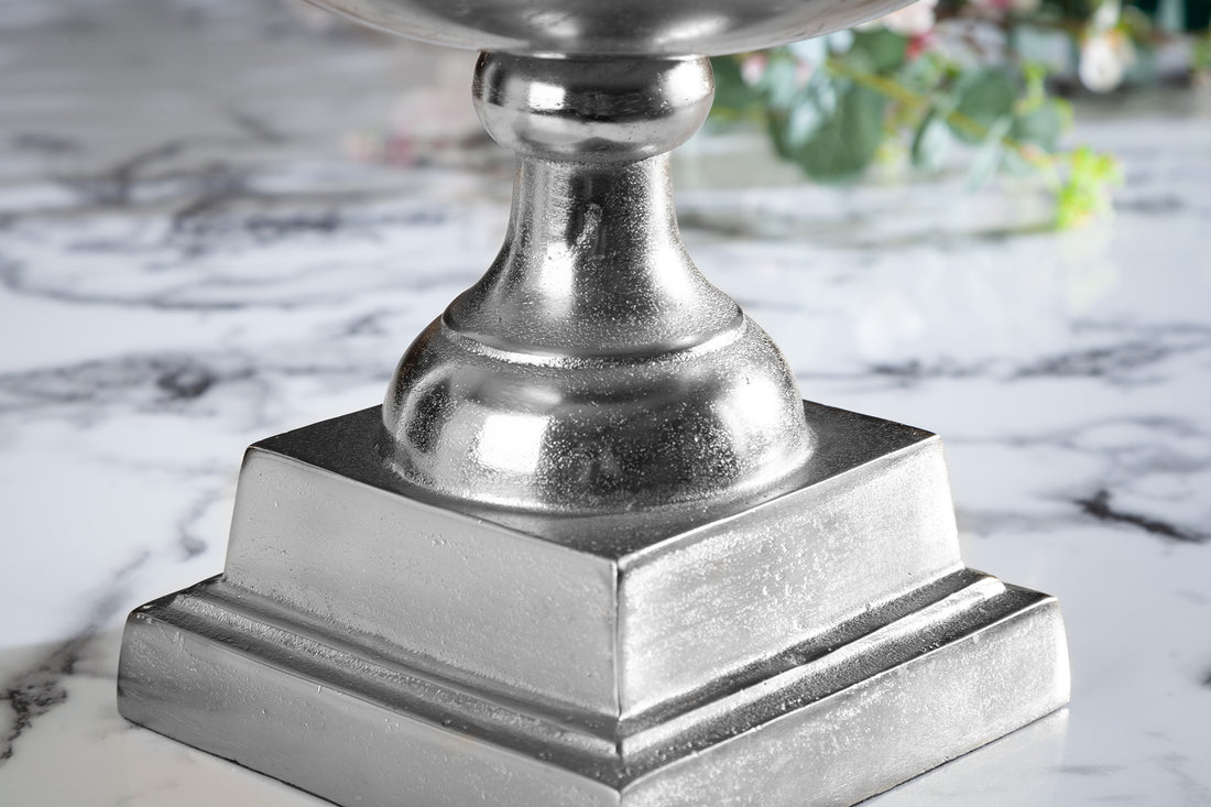Champagne Cooler 40cm Metal Silver