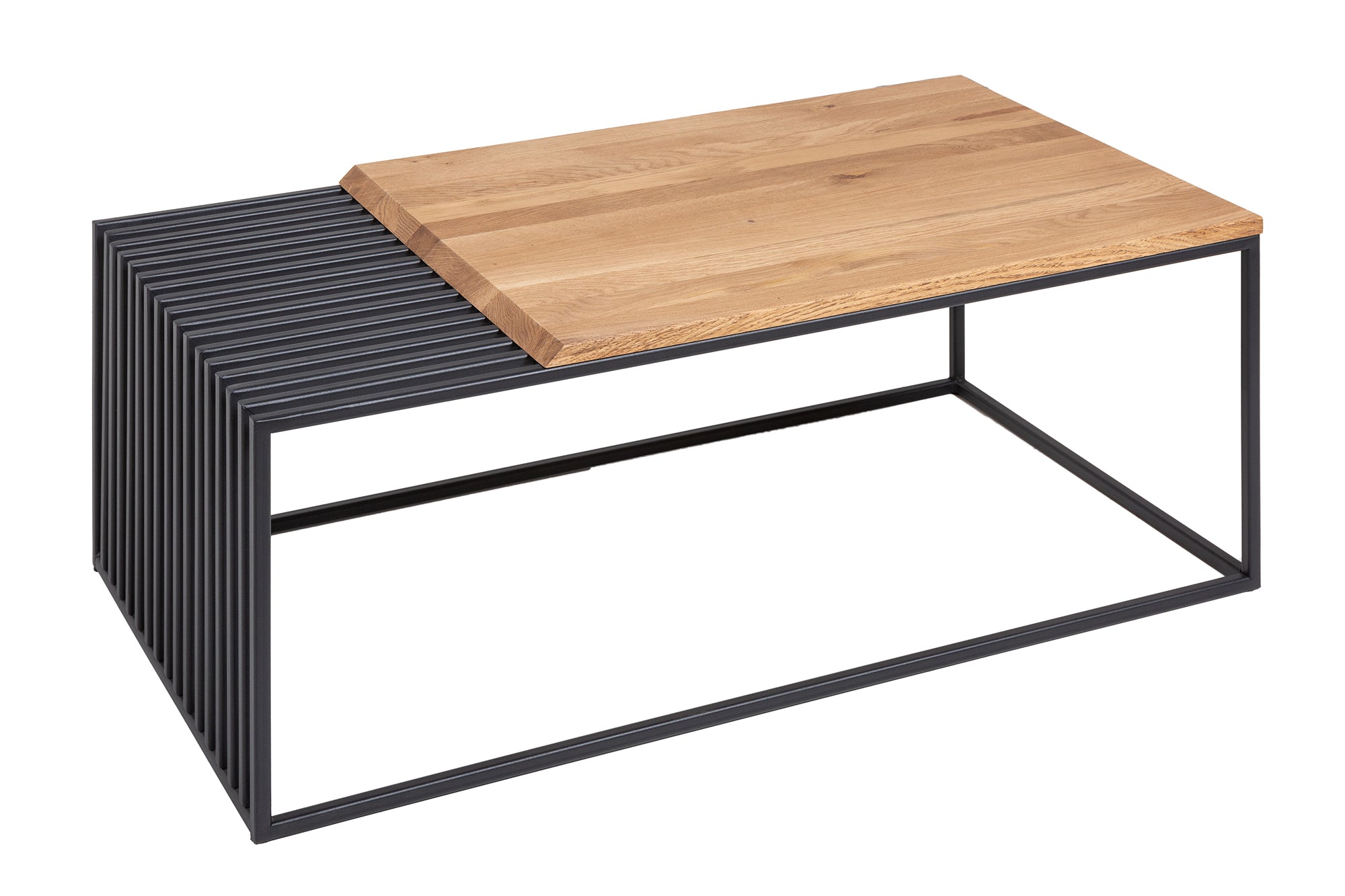 Coffee Table Architecture 100cm Oak Wood