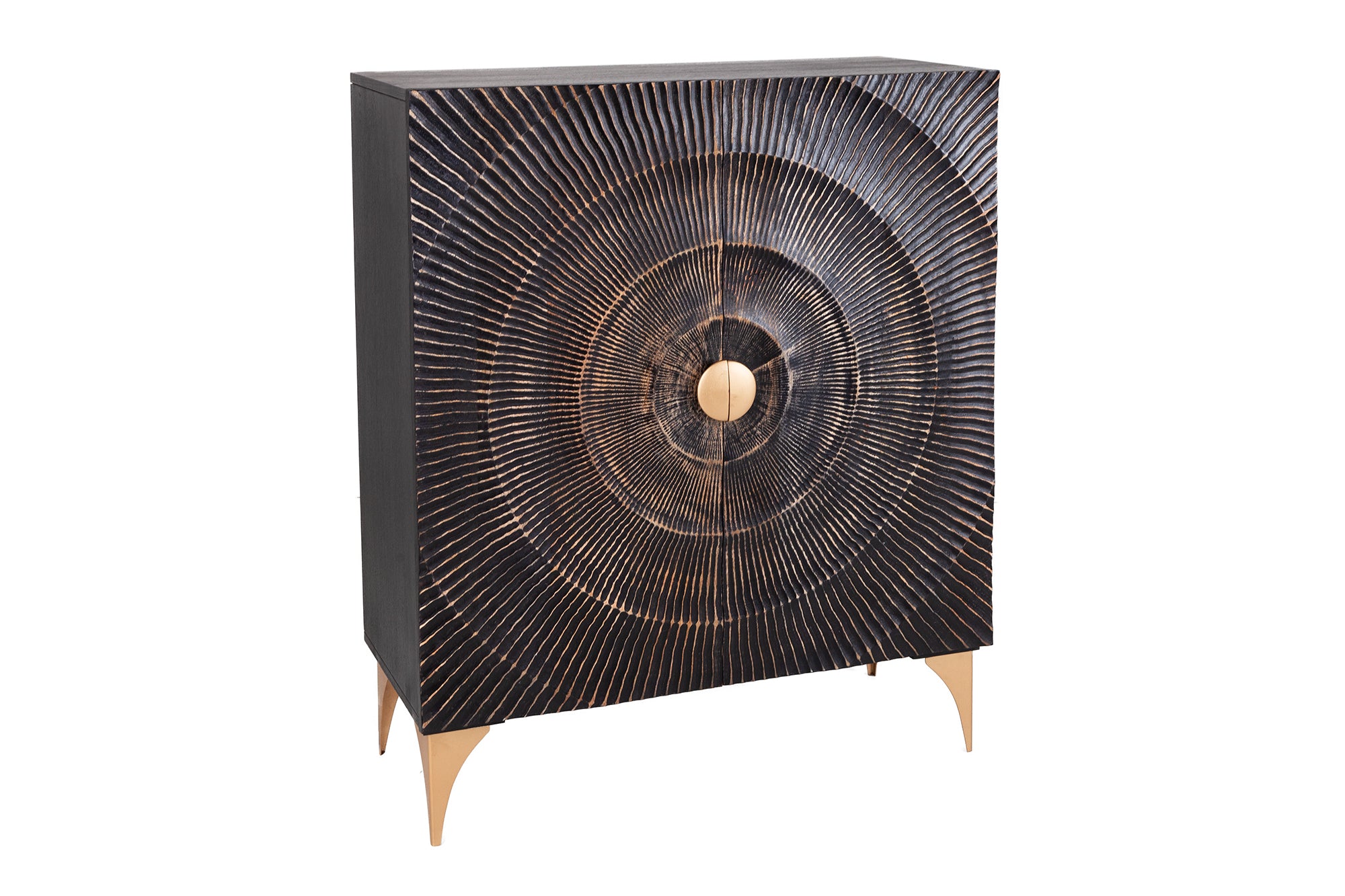Cabinet Golden Eye 120cm Mango Wood Black