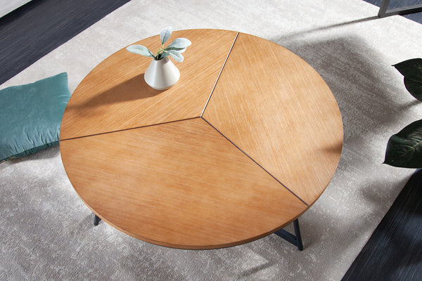 Coffee Table Elegance 80cm Oak Look Natural