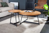 Coffee Table Elegance 80cm Oak Look Natural