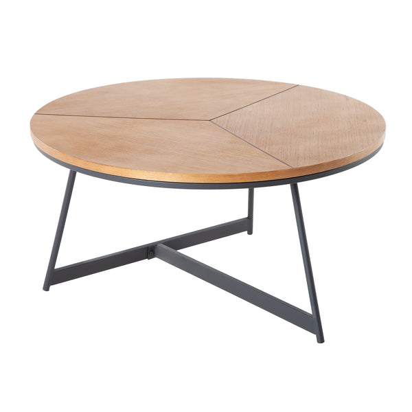 Coffee Table Elegance 80cm Oak Look Natural