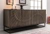 Sideboard Fossil 177cm Acacia Wood Grey