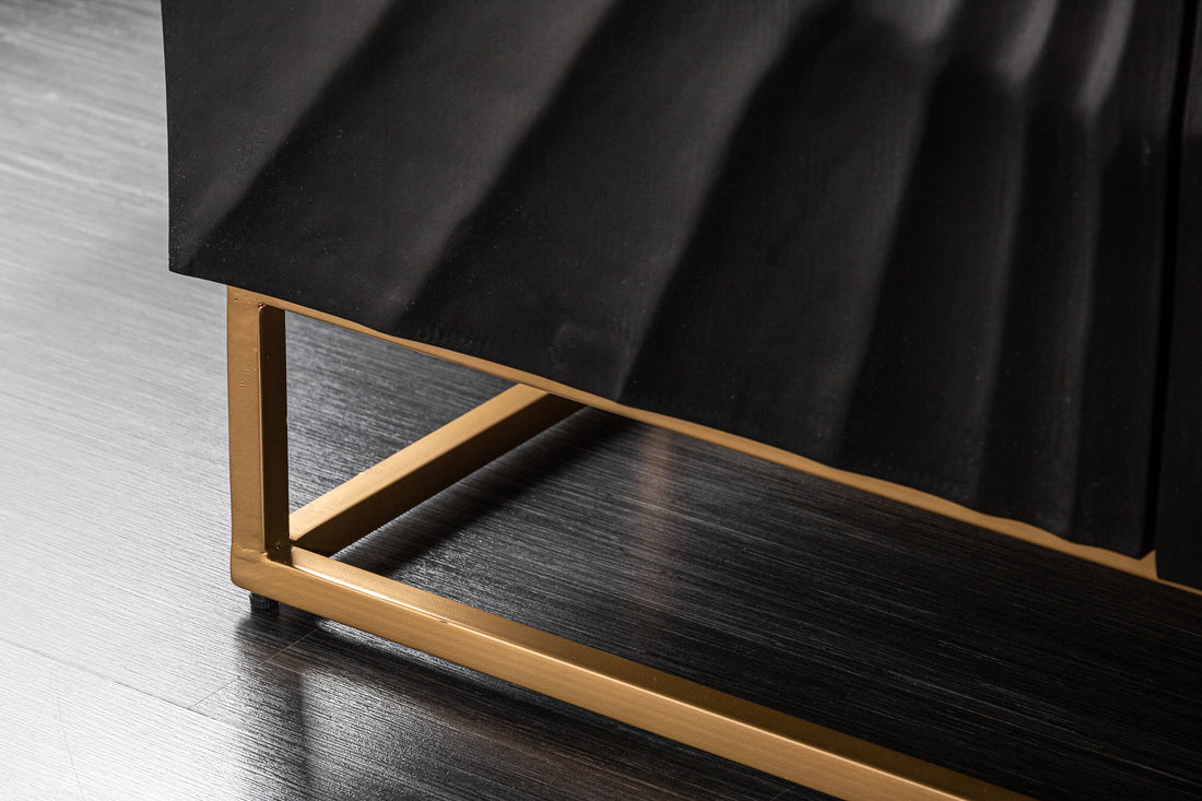 Sideboard Fossil 140cm Mango Wood Black
