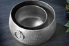 Set Of 2 Flower Pots Orient 29cm/37cm Metal Silver