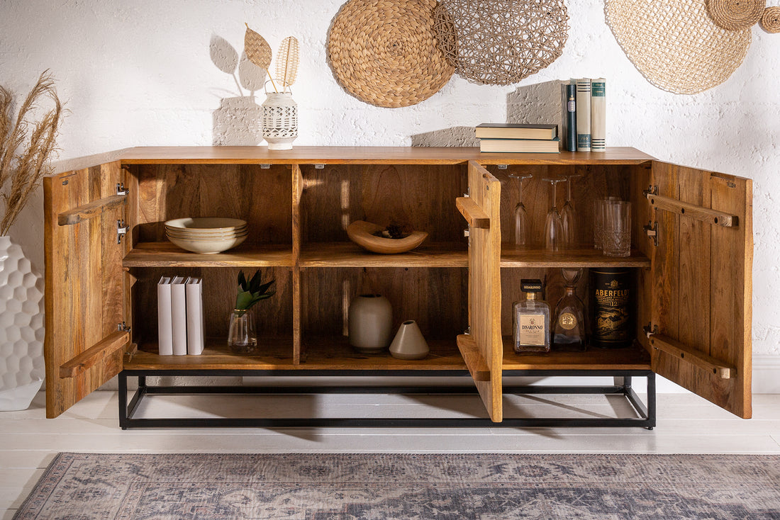 Sideboard Fossil 140cm Mango Wood Brown