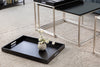 Coffee Table Elements Tray Set of 3 Black