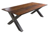 Dining Table Barracuda X-Frame 180cm Recycled Wood