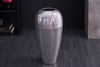 Vase Organic Orient 50cm Hammered II Metal Silver