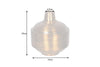 Vase Orient 35cm Hammered Metal Antique Copper