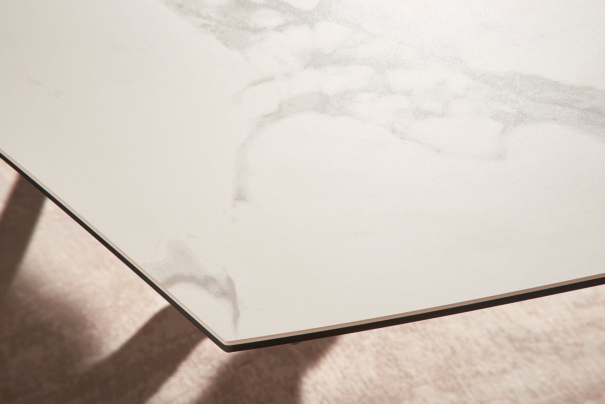 Dining Table Astral 130-190cm Ceramic White