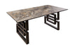 Coffee Table Monarch 100cm Ceramics Marble Look Taupe