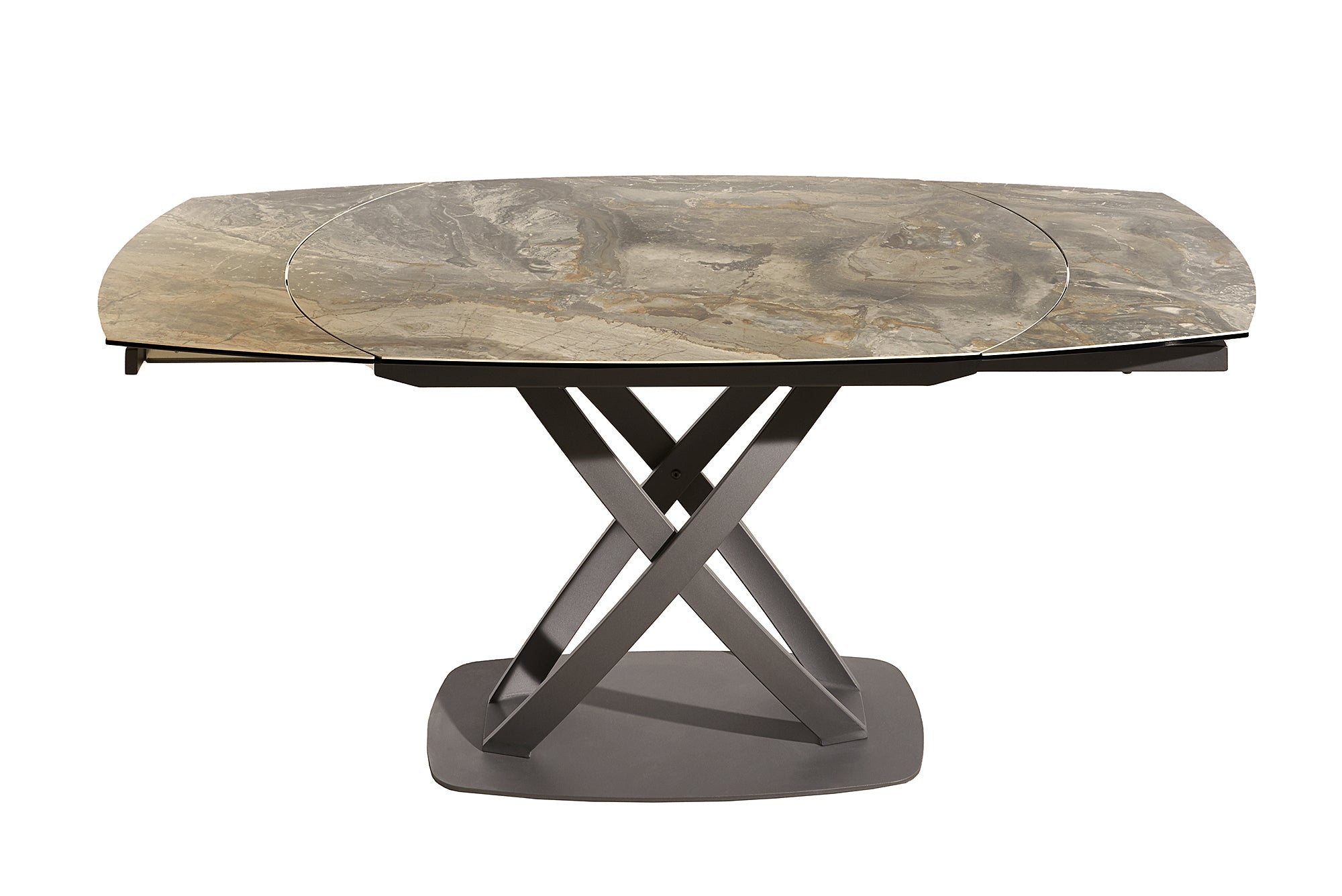 Dining Table Astral 130-190cm Ceramic Taupe