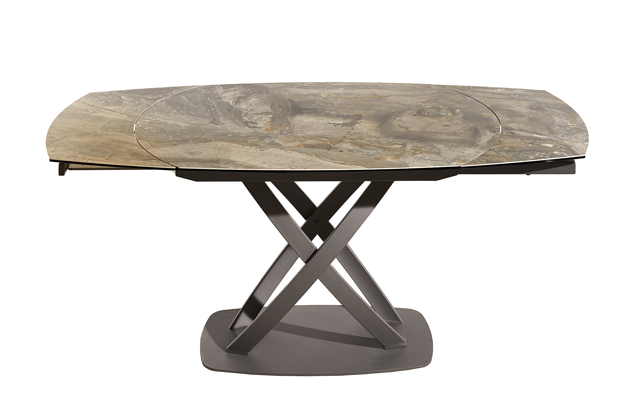 Dining Table Astral 130-190cm Ceramics Taupe