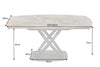 Dining Table Astral 130-190cm Ceramic Taupe
