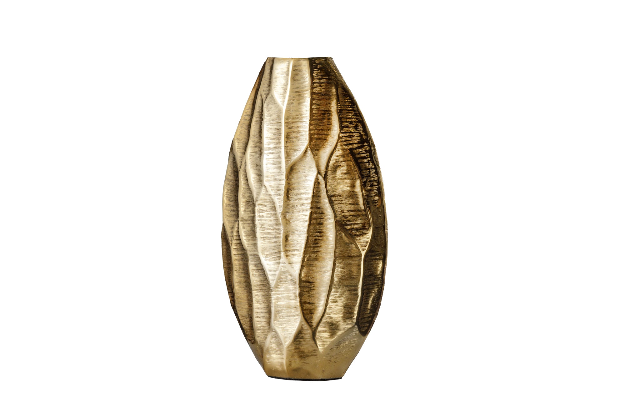 Vase Organic Orient 44cm Metal Gold