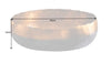 Flower Pot Orient 52cm Metal Gold