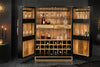Bar Cabinet Angel 95cm Mango Wood Black