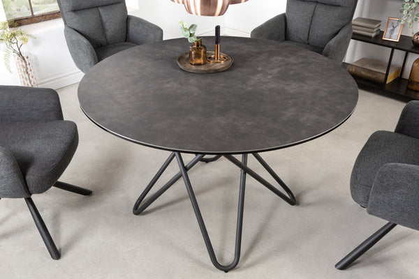 Dining Table Horizon 120cm Ceramic Anthracite