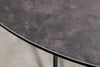 Round Dining Table Horizon 120cm Ceramic Anthracite