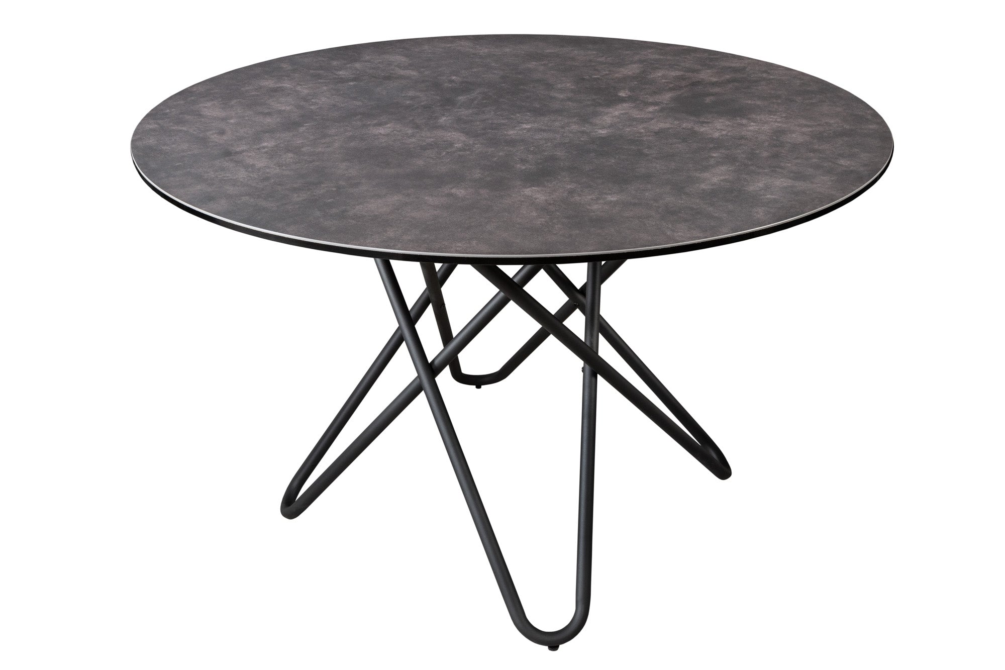 Round Dining Table Horizon 120cm Ceramic Anthracite