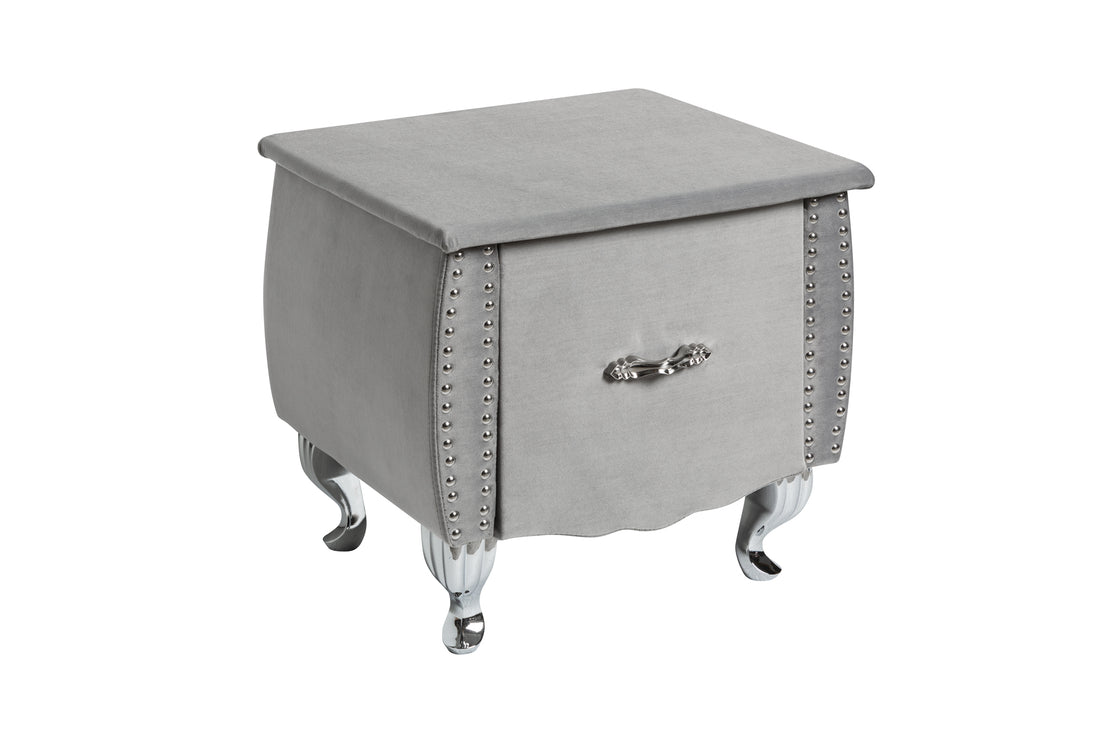 Bedside Table Extravagancia 47cm Light Grey