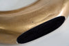 Vase Wave 106cm Metal Gold