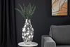 Vase Organic Orient 45cm Hammered Metal Silver