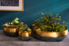 Flower Pot Orient 52cm Metal Gold