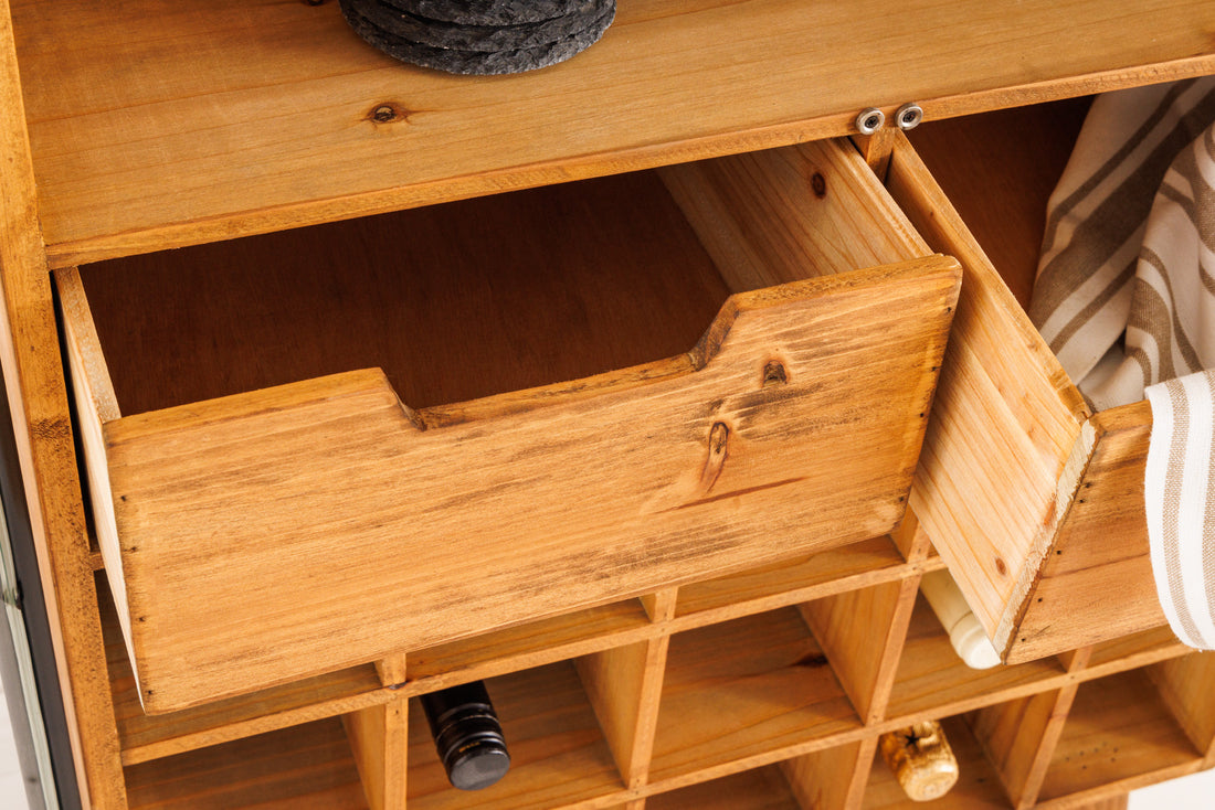 Bar Cabinet Galileo 150cm Pine Natural