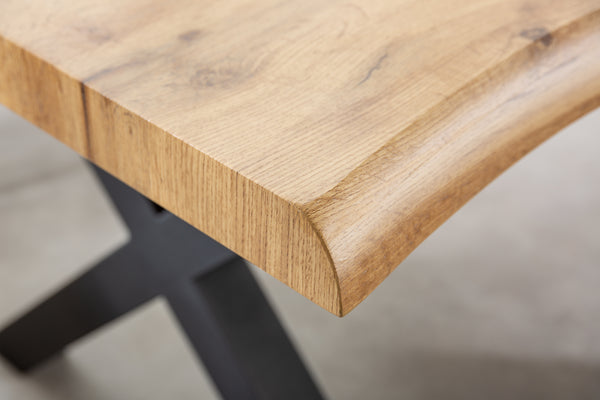 Dining Table Cortez 200cm Wild Oak Look X-Frame