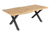 Dining Table Cortez 200cm Wild Oak Look X-Frame