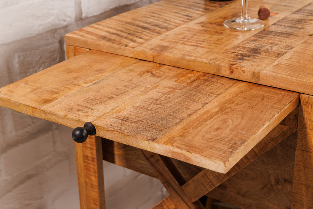 Bar Cabinet Sonora 86cm Mango Wood Natural