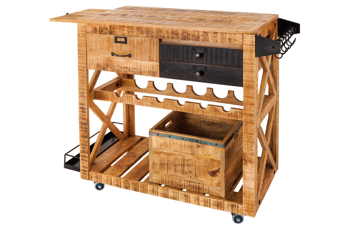 Bar Cabinet Sonora 86cm Mango Wood Natural