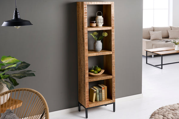 Shelf Rack Blacksmith 40cm Mango Wood Natural